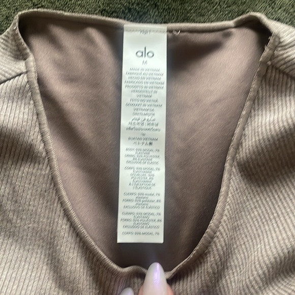 Alo Ribbed Top - Picture 3 of 3